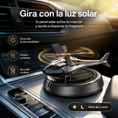 Ambientador Solar De Helicóptero Automatico